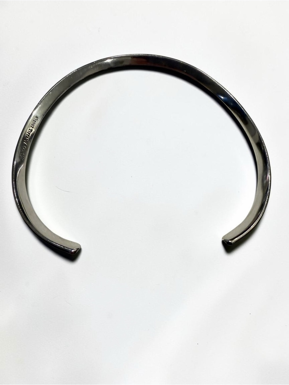 Tiffany & Co. 1837 Sterling Silver Collar Choker Necklace Vintage 1997 - Picture 6 of 10